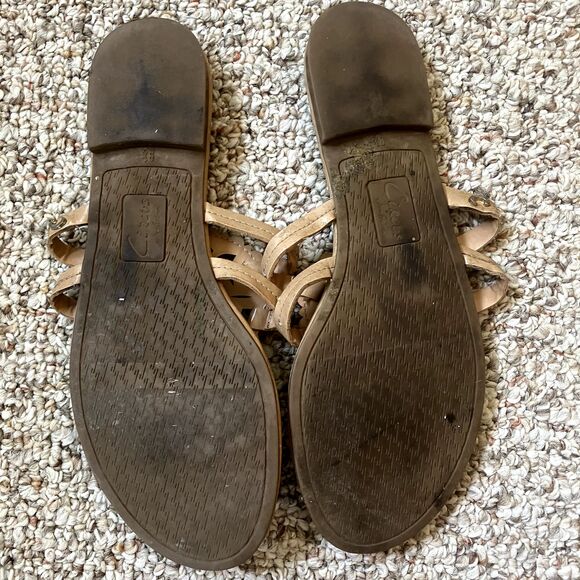 Circus by Sam Edelman Canyon Thong Sandal Size 9.5 Tan Medallion Flat Beige - Picture 7 of 7